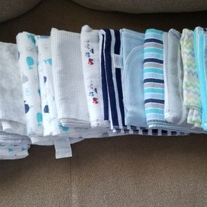 Baby boy blankets.  Never used. Accept any offers
